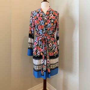 Colorful floral robe